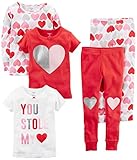 Carter's Baby-Girl 5-Piece Cotton Snug-Fit
