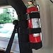 Black Fire Extinguisher Holder Roll Bar Adjustable Strap Brackets Fits for Jeep Wrangler Unlimited CJ YJ TJ LJ JK JKU JL JLU with USA Flag Pattern