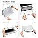 LENTION Hard Case for MacBook Air (13-inch, Mid 2009 to 2017) - Model A1369 and A1466 - (Previous Generation), with Keyboard Cover and Port Plugs, Matte Finish Case with Rubber Feet (Frost Green)