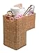 KOUBOO Wicker Step Basket, Natural, Rectangular, 15 x 9.5 x 15.75 in