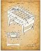 Foosball Table - 11x14 Unframed Patent Print - Great for Retro Home and Game Room Decor Under $15