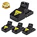 Mouse Trap, Mousetrap Mice Rats Rodents Killer Catcher Snap Traps Quick Kill with Bait Cup, Effective & Reusable Solution for Mice Control (4 Pack)