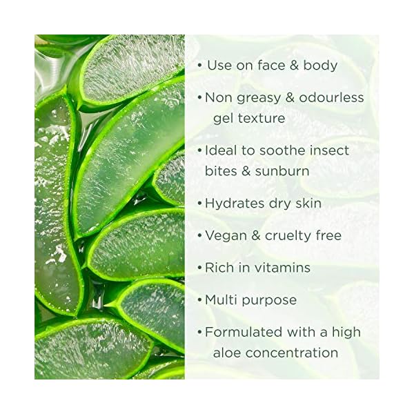 PraNaturals-Pure-Aloe-Vera-Gel-200ml-VEGAN-CERTIFIED-Pack-of-2 PraNaturals Pure Aloe Vera Gel 200ml – Soothing & Hydrating, Rich in vitamins, for bug bites and minor burns, For all…