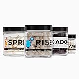 Nootrobox Full Stack, Kado3, Rise, Sprint, and Yawn Nootropic Blend for Cognitive Performance, 4 Count