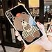 iPhone X 5.8 Case Bling Diamond,Auroralove iPhone X Case Cute Bear Luxury Soft TPU iPhone X Case with Ring Stand for Girls Women(Red)