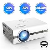 Projector,Myriann Portable Mini Multimedia Home Video LCD Projector Support 1080P for Home Theatre Support HD HDMI VGA AV USB Laptop iPhone/iPad Smartphone TV Stick Xbox,2018 Newest Upgraded
