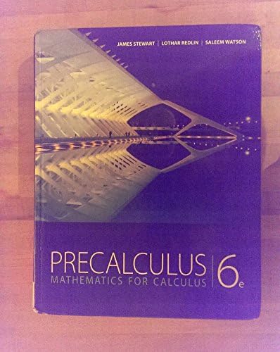 Amazon.com: Precalculus Mathematics for Calculus (Teacher's