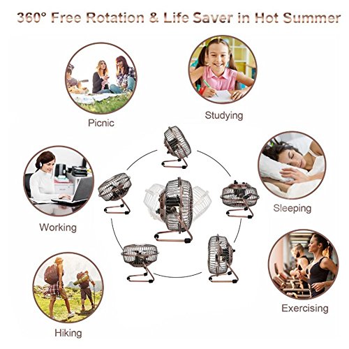 3 GLAMOURIC+Personal+Circulator+Adjustable+Operation