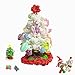 NEFUTRY Loom Kit-4500 Rubber Loom Bands Bracelet Making Kit, 15 Colors, 4 Packs S-Clips, 50 Colorful beads, 6 Silicon Charms