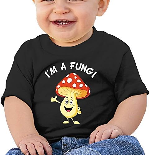 YYGOODS I'm A Fungi Mushroom Baby's Cute Round T-shirt,Shirts,Tshirt,T-shirts,Short Sleeve Tee Sleeve Round Neck T-Shirt
