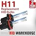 HID-Warehouse AC HID Xenon Replacement Bulbs - H11 10000K - Dark Blue (1 Pair)