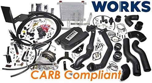 Works 142.211 Stage 2 Turbo Charger Complete Kit with CARB Tune for 2013-2017 Subaru BRZ/Scion FR-S with Automatic Transmission
