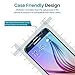 [3 Pack] L K Screen Protector for Samsung Galaxy S6, [Frame-Installation] Tempered-Glass 9H Hardness, Lifetime Replacement Warranty