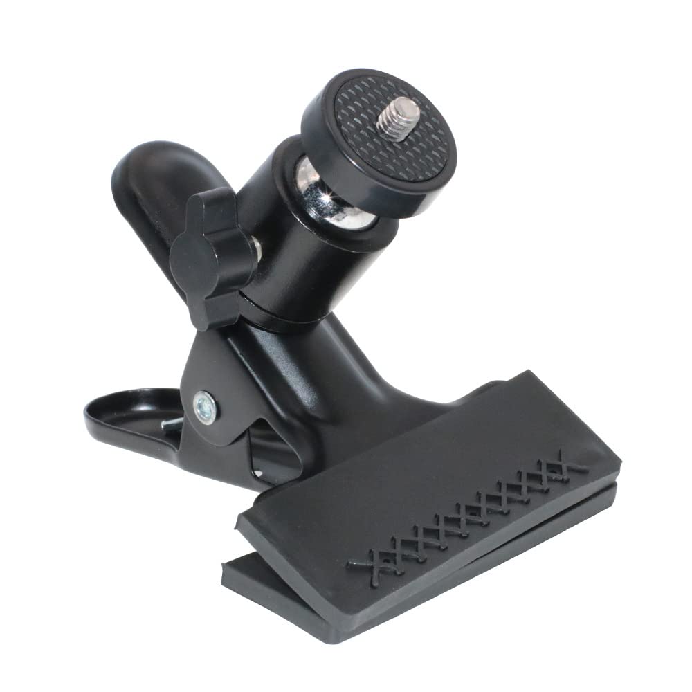 WANGCL Multi-Function Spring Clamp with 1/4 inch Screw Ball Head for DSLR Cameras