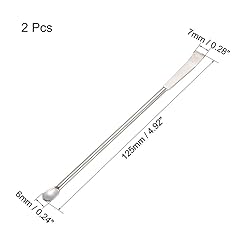 uxcell Micro Lab Sampling Reagent Spoon 304