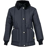 RefrigiWear Women's Insulated Iron-Tuff Coat - Windproof, Water-Resistant Jacket for Extreme Cold -50°F