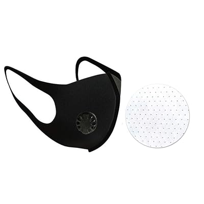 strylin Protective Dust Mask, Adjustable PM2.5 Air Filter Mask, Breathing Valve Mask N95, Washable Mouth Cover Mask, Dustproof Safety Mask Respirator with Breath Valve for Anti-dust Smoke Gas Allergy