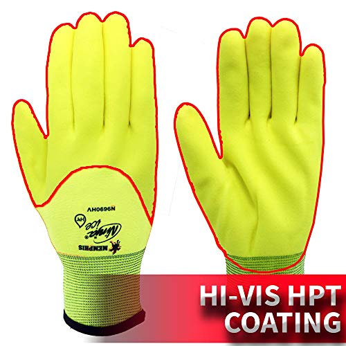image for MCR Safety Ninja Ice Hi-Visibility 15 Gauge Nylon Insulated Cold Weath