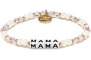 Little Words Project Original and Friendship Bracelet, Made with Colorful Beads and Plated Brass Hardware, Handcrafted Design & Positive Message