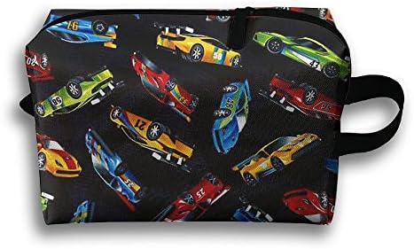 Black Car Portable Travel Bag Makeup Bag Toiletry Bag Storage Toiletries Cords And Chargers Zipper Pouch Bag