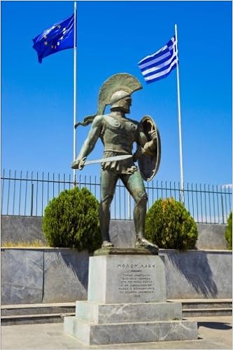 Statue Of King Leonidas Sparta Greece Journal 150 Page Lined Notebook Diary Image Cool Amazon Com Books