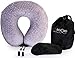 Utopia Bedding Memory Foam Travel Neck Pillow Kit - Includes a Sleeping Mask, Earplugs, Carry Bag, Neck Pillow with Adjustable Toggles & Velour Cover Single Pack