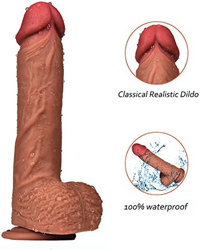 10 inch Silicone Soft & Realistic Crafted Design Lifelike Massager Toys Relaxation Massage for Women Beginner Pleasure