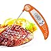 RISEPRO Instant Thermometer, Digital Instant Read Cooking Grill Thermometer Foldable with BBQ Internal Temperature Chart for Kitchen Meat Beef Poultry EN301