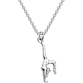 BNQL Gymnastics Necklace - Gymnast Jewelry Pendant Team Gift (necklace)