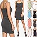 TheMogan Women's Sleeveless Spaghetti Strap Cotton Long Cami Mini Bodycon Slip Dress