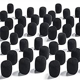 Weewooday 50 Pieces Mini Foam Microphone Windscreen