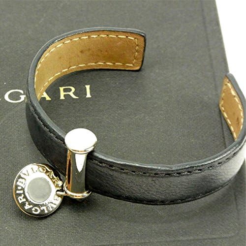 Amazon Co Jp ブルガリ ｂｖｌｇａｒｉ ブレスレット アクセサリー メンズ可 ネイビー シルバー レザー 良品 中古 J 服 ファッション小物