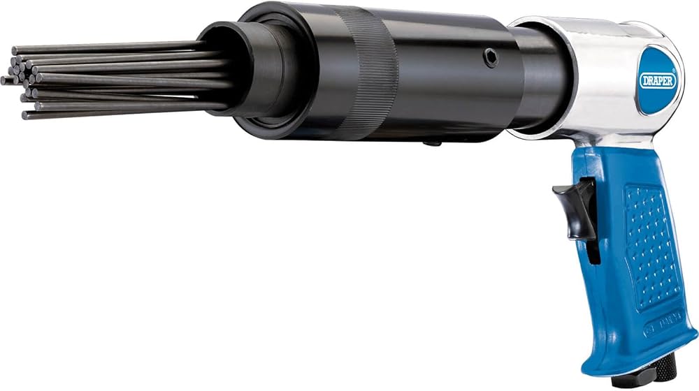 Draper 90 PSI Pistol Grip Needle Scaler 1/4 BSP Airline 19 Needles