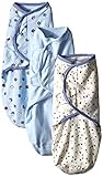 Summer Infant SwaddleMe Adjustable Infant Wrap, Sports, 3 Count