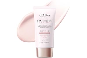 d'alba Piedmont Waterfull Tone-Up Sunscreen Serum BROAD SPECTRUM SPF 50 + Korean Sunscreen for Face, All Skin Tones, Sweat Proof Formula (1.69 fl.oz.)
