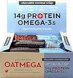 OATMEGA Chocolate Coconut Crisp OATMEGA Bar-12 per Box