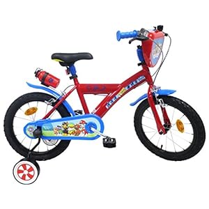 PAW PATROL Jongens fiets 16 inch 2 remmen Pb/bus AR kinderfiets, meerkleurig, 16 inch