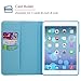 iPad Mini Case - LittleMax Synthetic Leather Auto Wake/Sleep Stand Case [Card Holder] Flip Folio Wallet Case Cover for iPad Mini 3/2/1 [Free Cleaning Cloth,Stylus Pen]-03 Dandelion