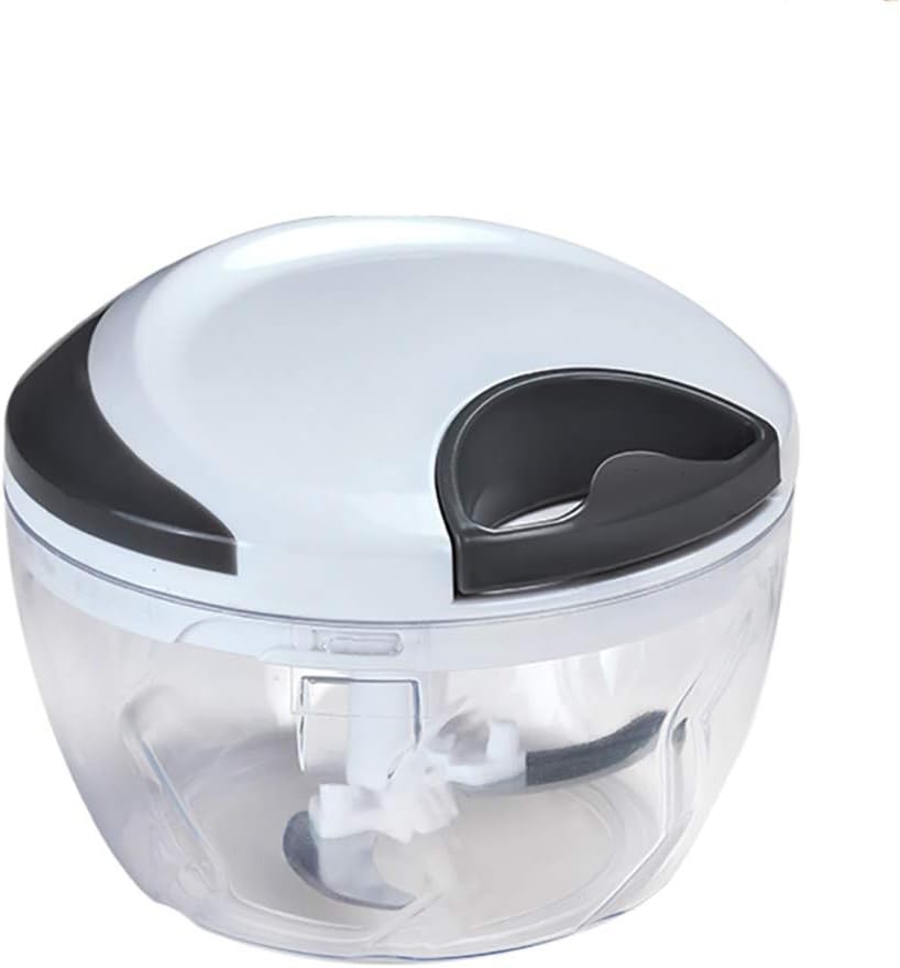 Manual Food Chopper,vegetable Chopper Hand Pull,easy To Clean Portable Food Processor For Onion Fruits Nuts Herbs Meat Garlic 520ml