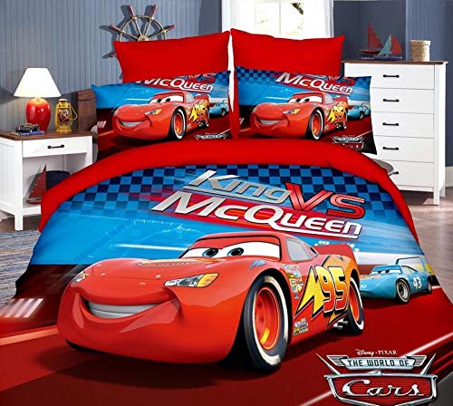 lightning mcqueen double bed set