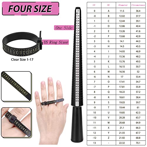 Upwaston Crystal Jewelry Kit with 15 Colors Ring Making Beads, Upston 755Pcs Jewelry Making kit with Gemstone Beads, Jewelry Wire, Pliers and Other DIY Jewelry Ring Making Supplies