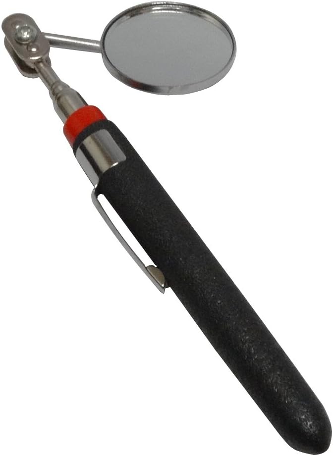 Aerzetix Mini Inspection Mirror with Diameter 31mm and Telescopic