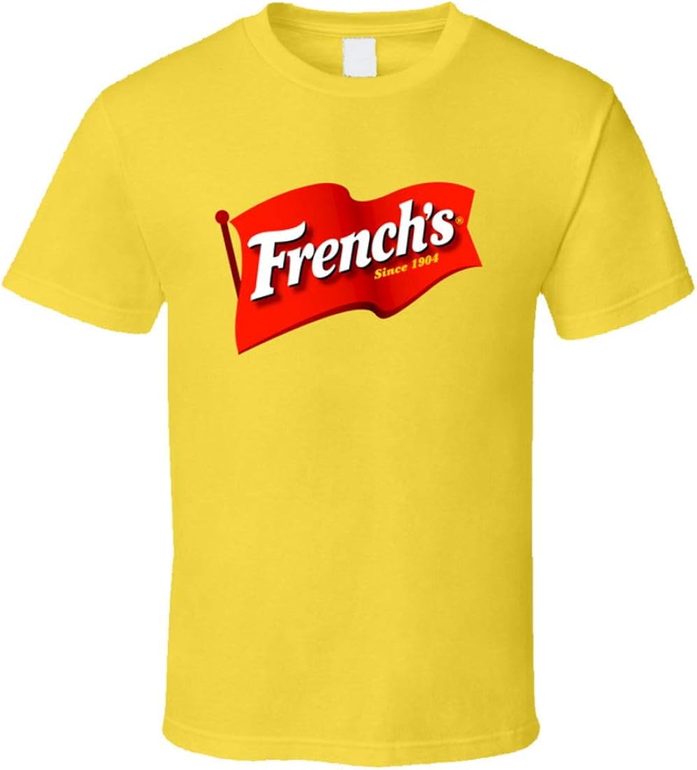 N/Y French's Classic Yellow Mustard Bottle Logo T Shirt Daisy Amazon