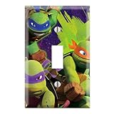 Ninja Turtles Decorative Single Toggle Light Switch Wall Plate Cover