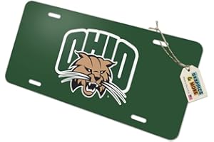 GRAPHICS & MORE Ohio University Primary Logo Novelty Metal Vanity Tag License Plate