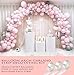 cxwind Balloon Decorating Strip Kit for Arch Garland 49Ft Balloon Tape Strip, 2 Pcs Tying Tool, 300 Dot Glue, 20 Ballon Flower Clip, 64Ft Ribbon for Party Wedding Birthday Xmas Baby Shower DIY (Upgraded Version)