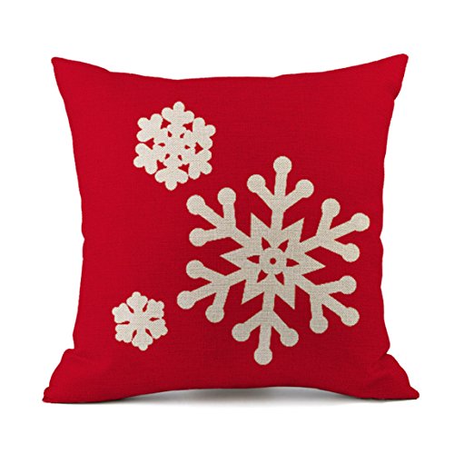 Nation Pillow Case Clearance ♥ Xmas Christmas Sofa Bed Home Decoration Festival Cushion Cover (L)