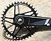 Wolf Tooth Direct Mount Round Mountain Bike Chainring for SRAM Cranks (28 Tooth, Drop-Stop A, 6mm Offset, MTB)