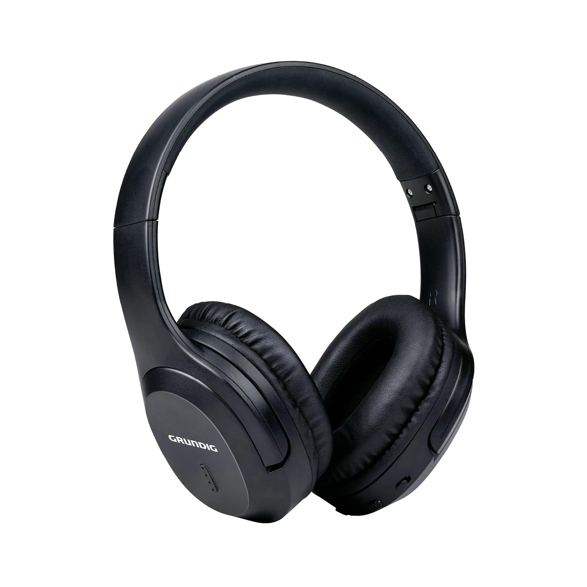 Grundig Bluetooth Headphones - Wireless Over-Ear Headphones with 40 Hours of Playtime - Noise Cancelling Headphones with Microphone - Includes 3.5mm Audio Cable and USB-C Charging Cable