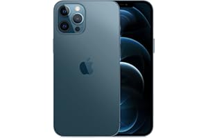Apple iPhone 12 Pro, 128GB, Pacific Blue - Unlocked (Renewed)